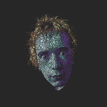 John Lydon / Johnny Rotton Dots Portrait thumb