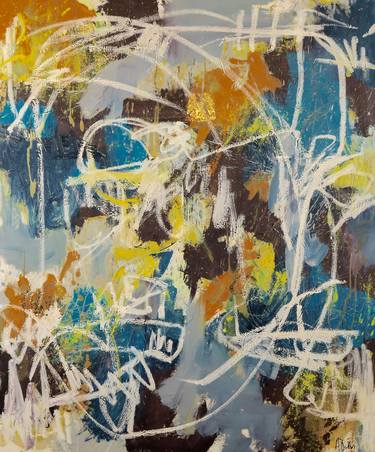 Original Abstract Expressionism Abstract Paintings by Alyssa Dabbs