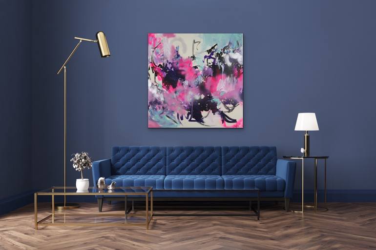 Original Fine Art Abstract Painting by Alyssa Dabbs