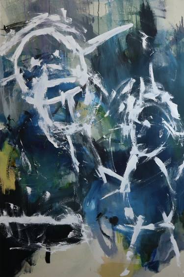 Original Abstract Expressionism Abstract Paintings by Alyssa Dabbs