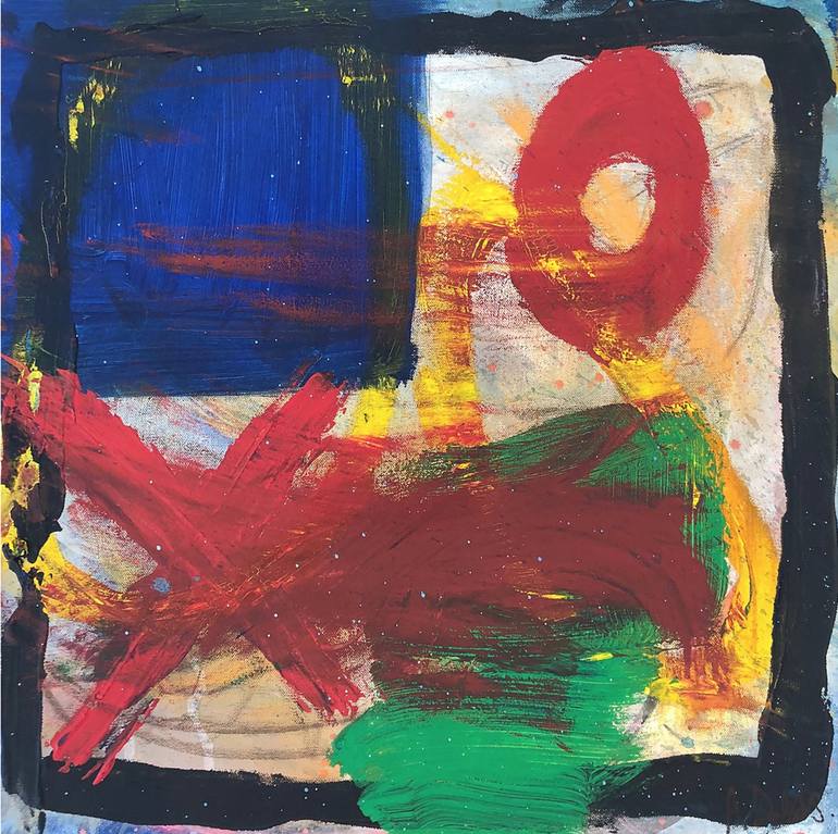 Original Abstract Painting by Alyssa Dabbs | Abstract Art on Canvas | Hugs and Kisses