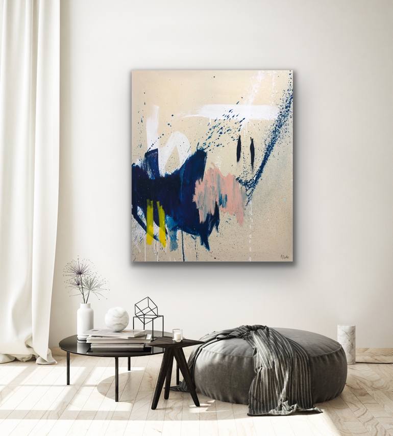 Original Abstract Expressionism Abstract Painting by Alyssa Dabbs