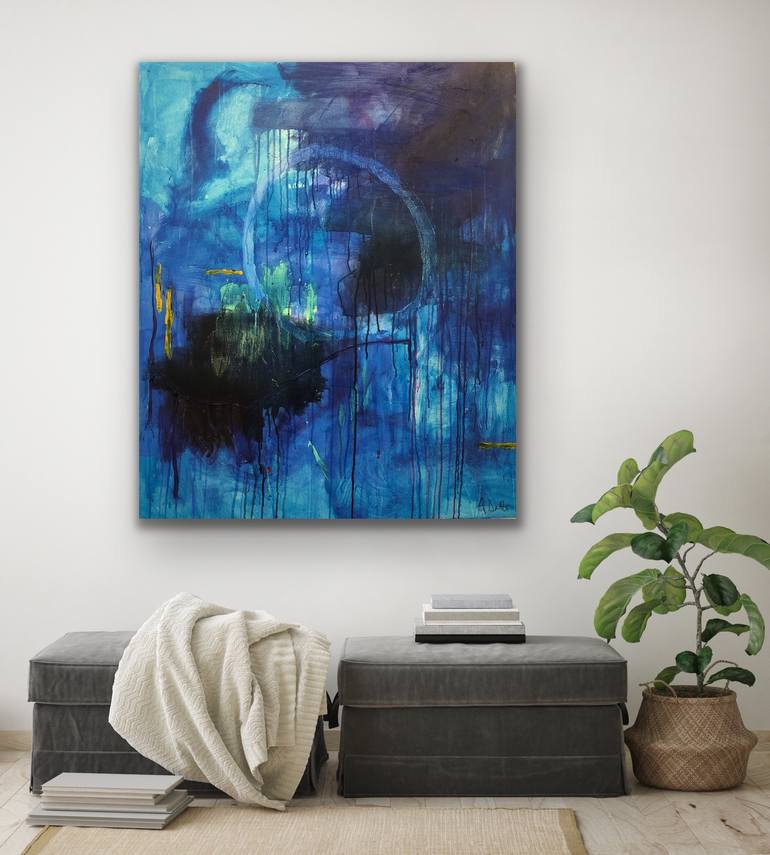 Original Abstract Painting by Alyssa Dabbs