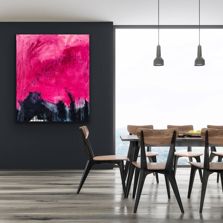 Original Abstract Expressionism Abstract Painting by Alyssa Collins