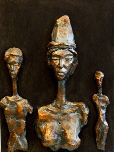 Original People Sculpture by Gabriel Ruhi Tuna