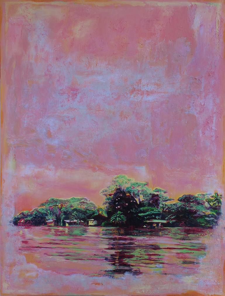 Remembering Down the Islands Painting by Nadine Prada | Saatchi Art