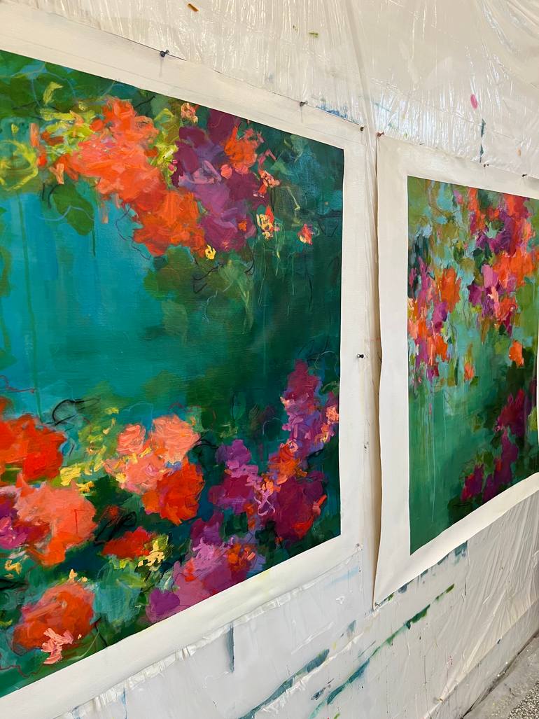 Original Abstract Expressionism Abstract Painting by Ashley Meehan