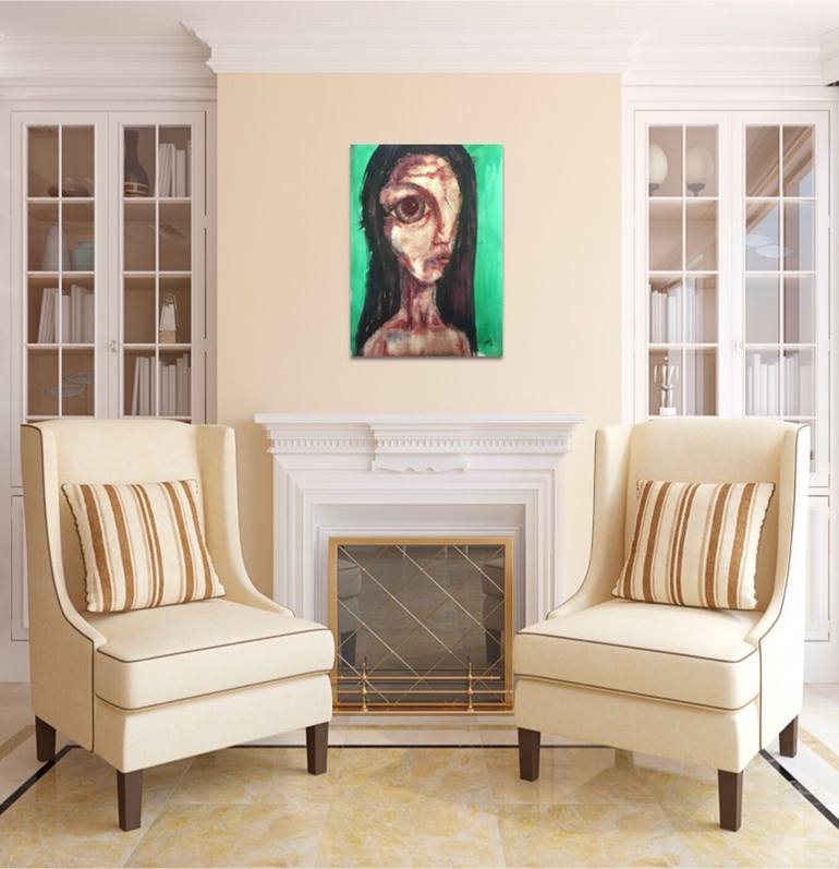 Original Abstract People Drawing by Iñaki Duque