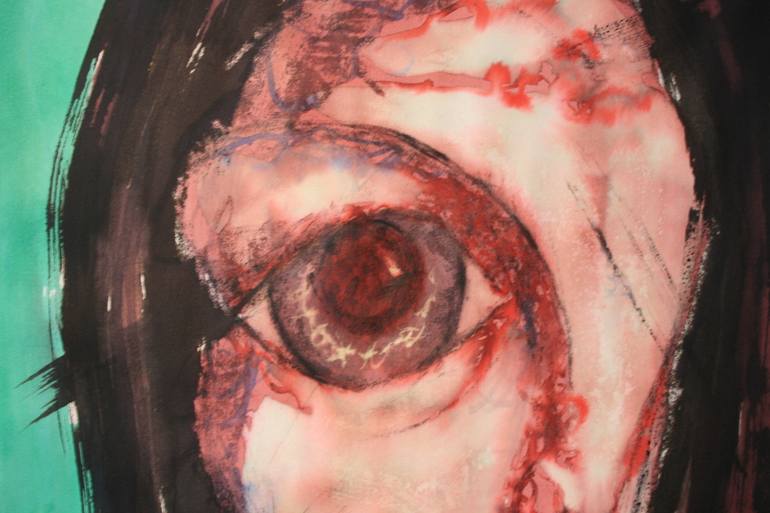 Original Abstract People Drawing by Iñaki Duque