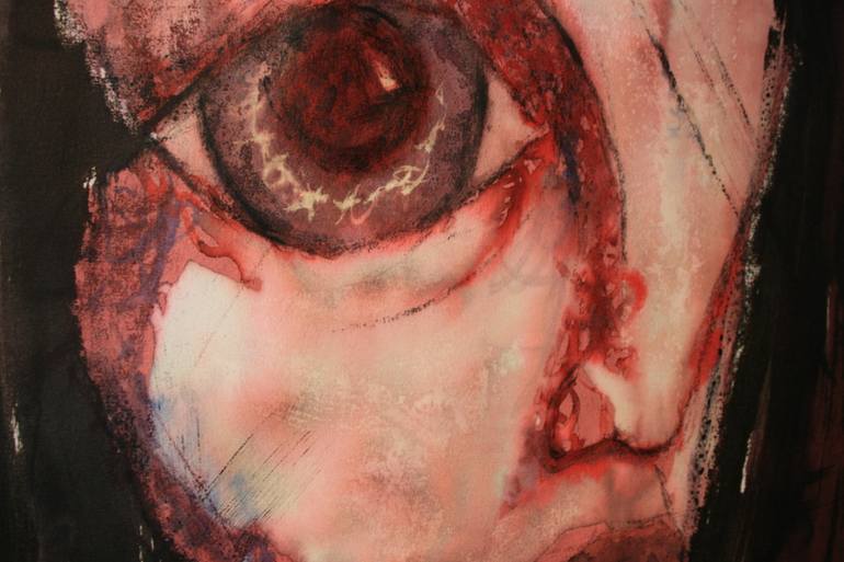 Original Abstract People Drawing by Iñaki Duque