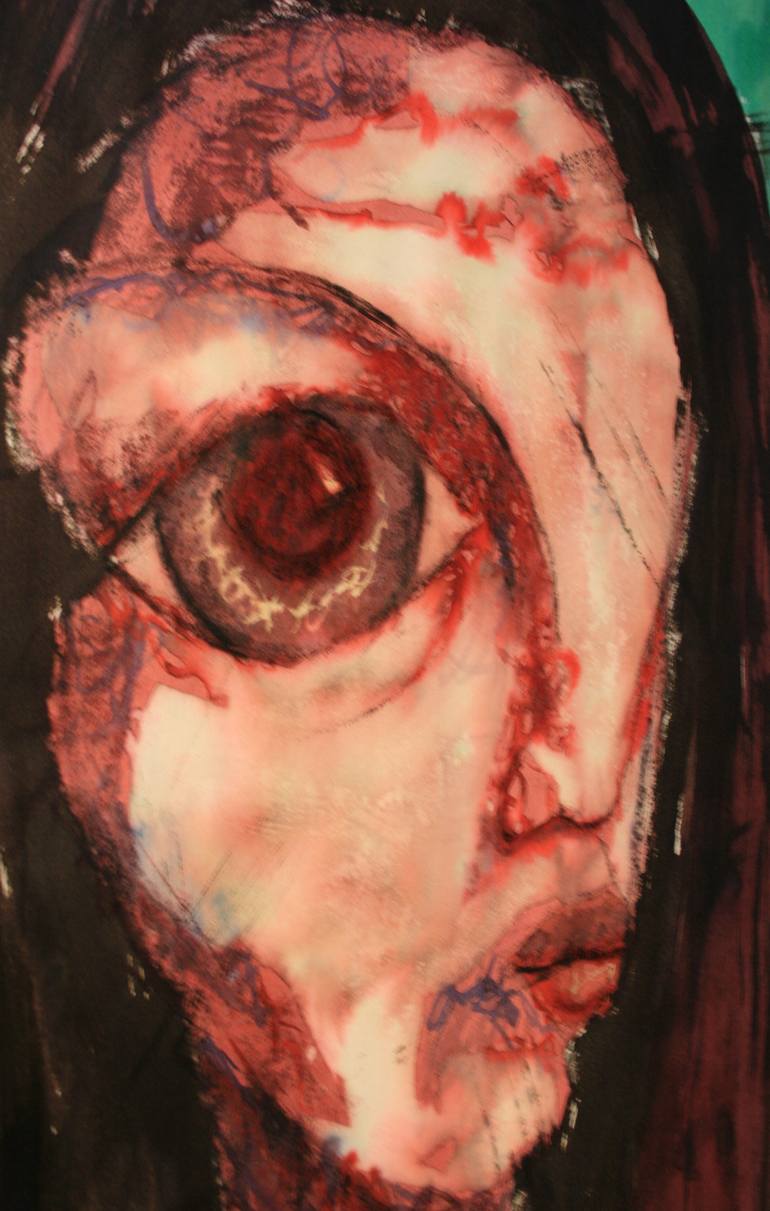 Original Abstract People Drawing by Iñaki Duque