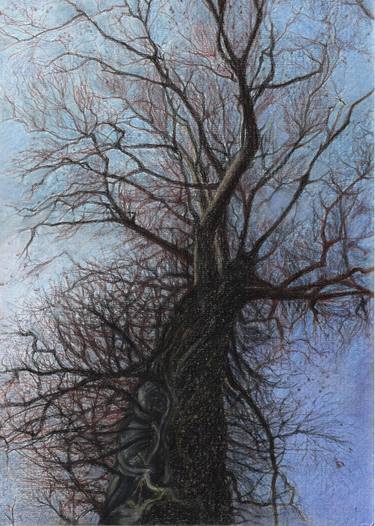 Print of Tree Drawings by Nives Palmic