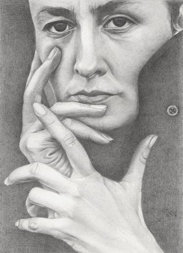 Print of Realism Portrait Drawings by Nives Palmic