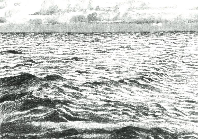 how to draw water waves