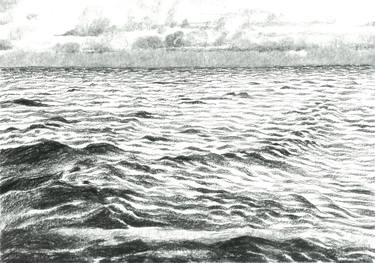 Print of Seascape Drawings by Nives Palmic