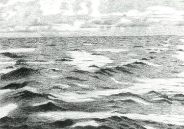 Print of Seascape Drawings by Nives Palmic