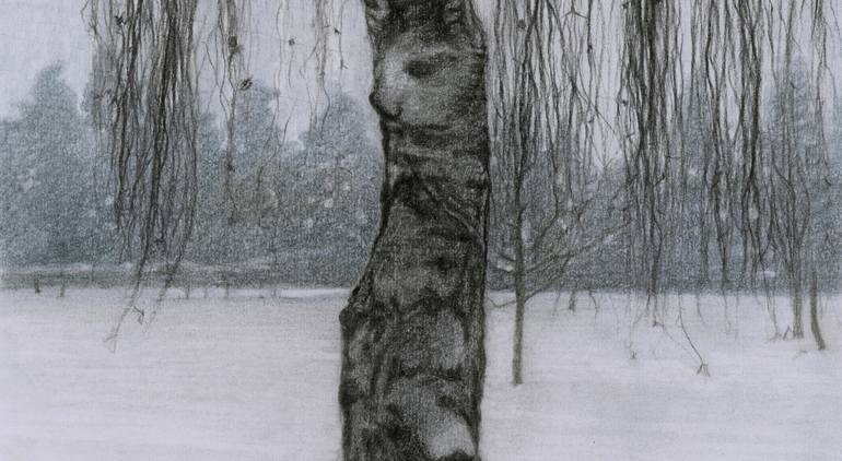 Original Tree Drawing by Nives Palmic