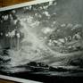 This drawing is pure expression of dynamical movement and dramatical lightness of sunset. That's why I call it Drama in Black and White. Visually attractive with the touch of classic. Drawing is a combination of graphite and charcoal pencil, created after my photo.