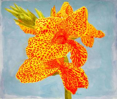 Original Floral Paintings by Nives Palmic