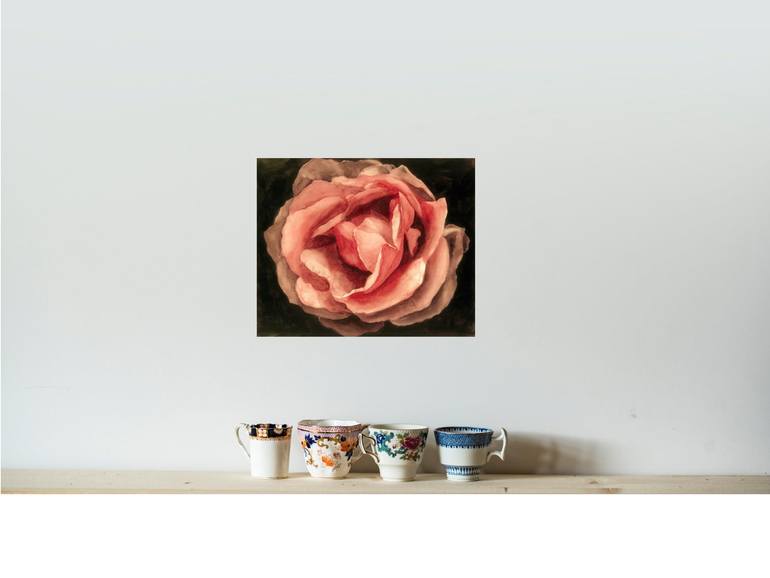 Original Conceptual Floral Painting by Nives Palmic