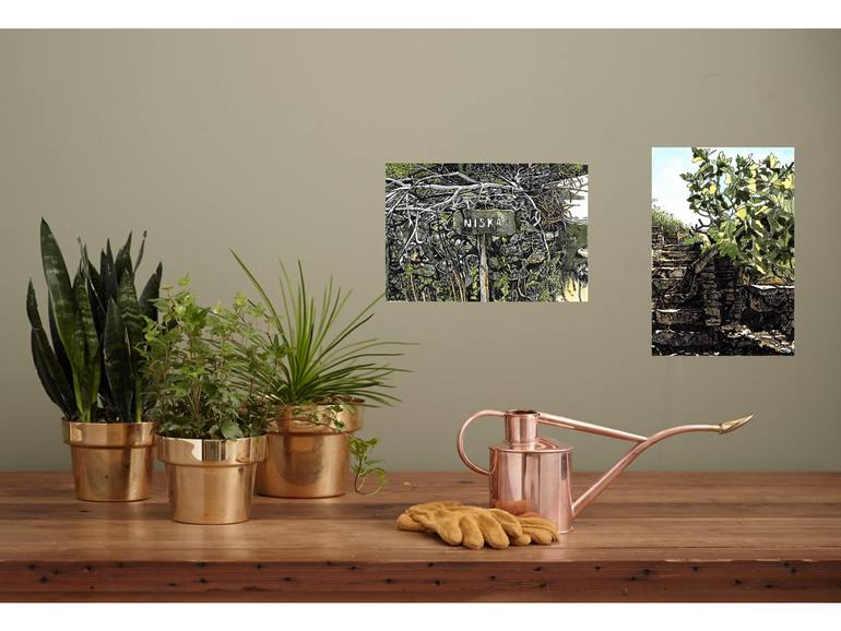 Original Conceptual Nature Drawing by Nives Palmic