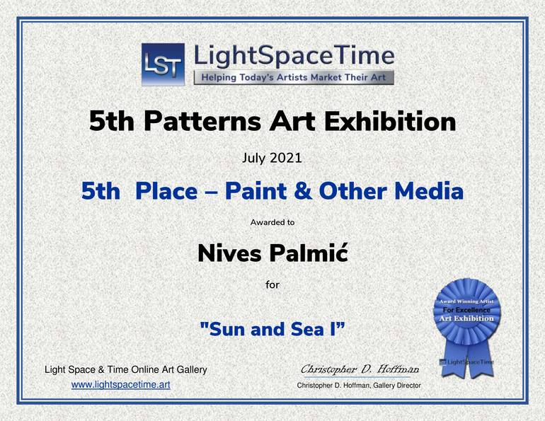 Original Abstract Expressionism Abstract Drawing by Nives Palmic