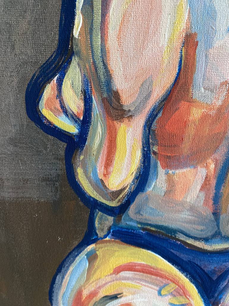 Original Fauvism Erotic Painting by Alex Murin