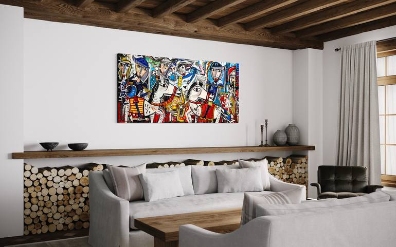 Original Contemporary Politics Painting by Alessandro Siviglia