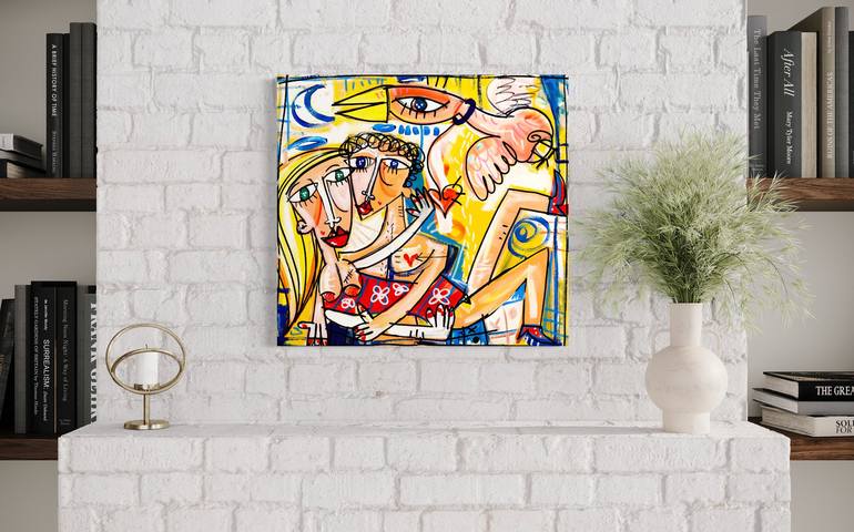 Original Contemporary Love Painting by Alessandro Siviglia