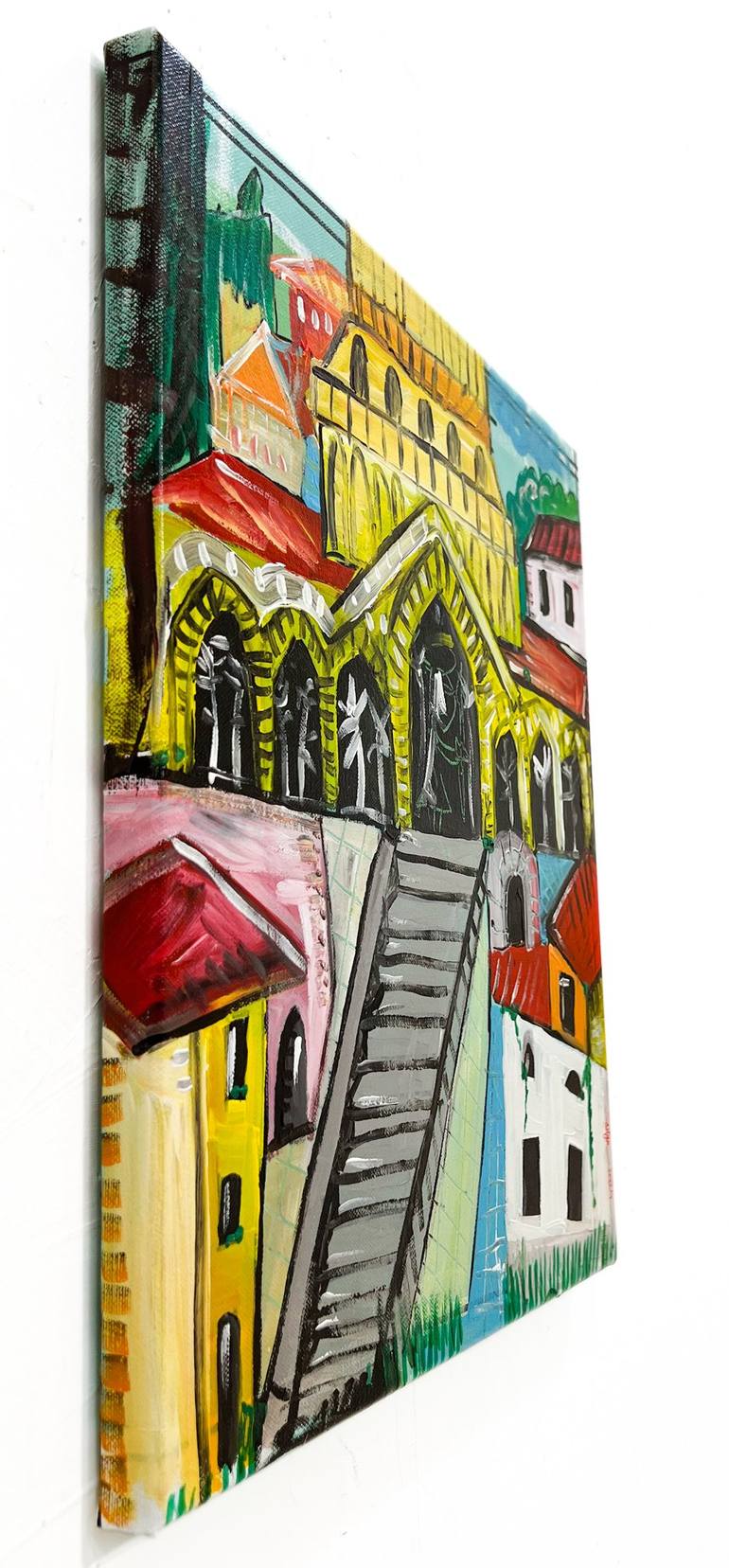 Original Contemporary Architecture Painting by Alessandro Siviglia