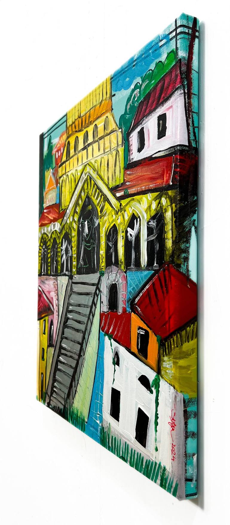 Original Contemporary Architecture Painting by Alessandro Siviglia