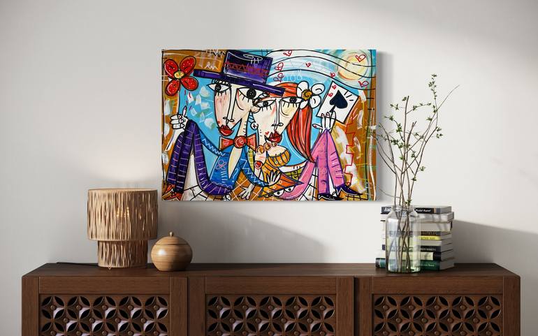 Original Contemporary Love Painting by Alessandro Siviglia