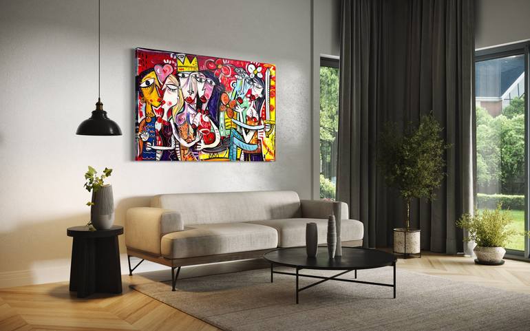 Original Contemporary Love Painting by Alessandro Siviglia