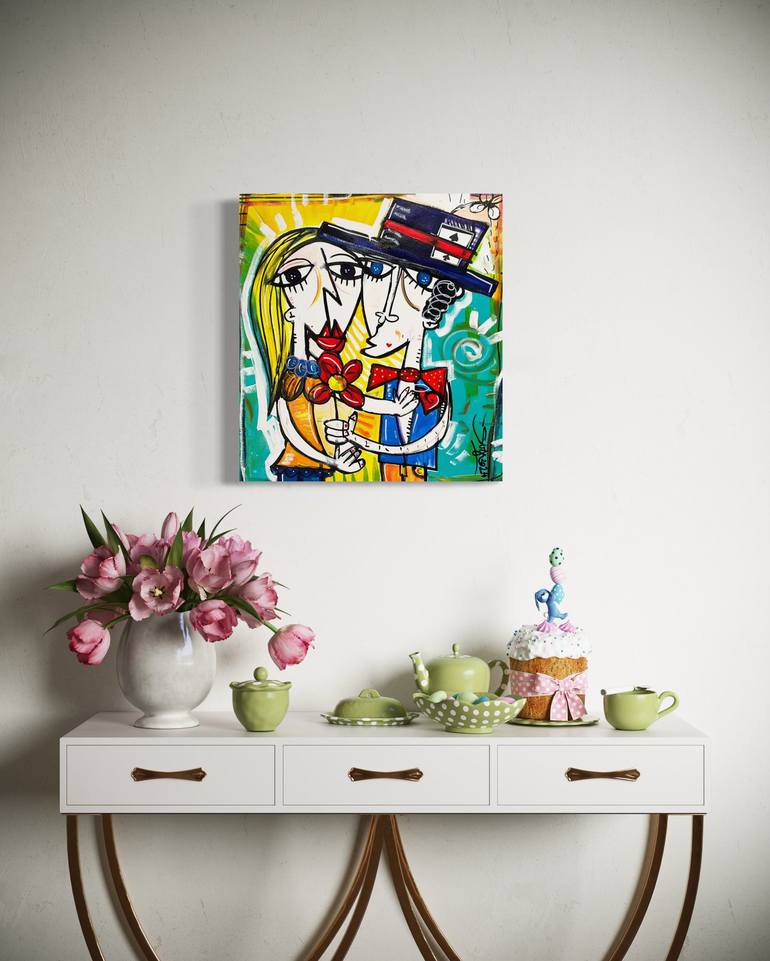 Original Contemporary Love Painting by Alessandro Siviglia