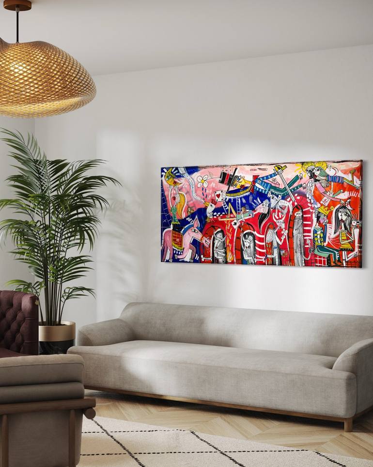 Original Figurative Abstract Painting by Alessandro Siviglia