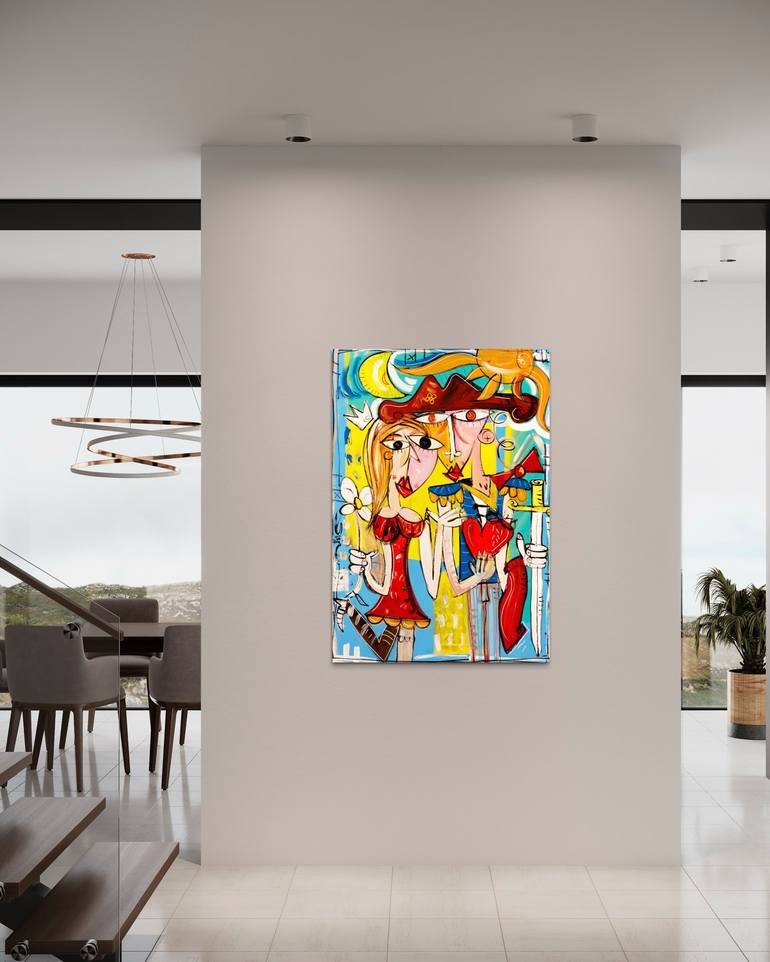 Original Contemporary Love Painting by Alessandro Siviglia