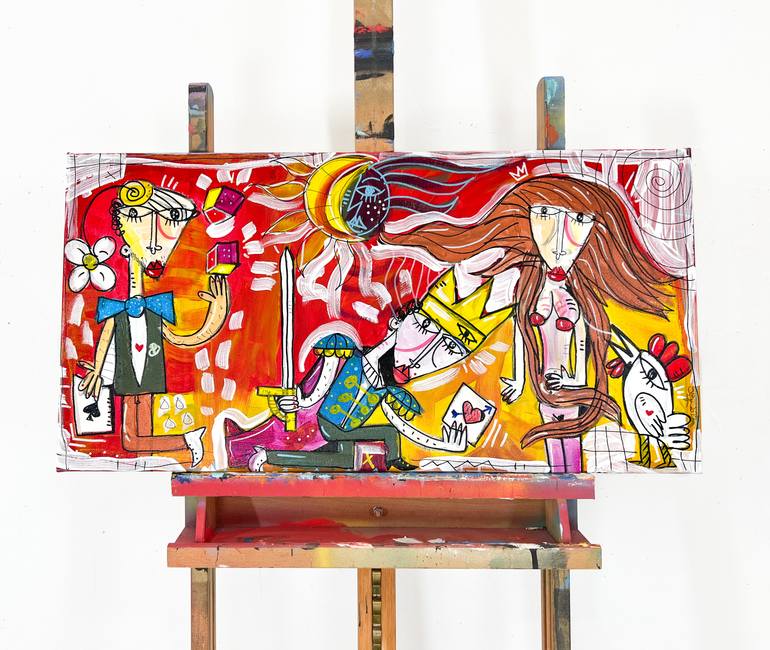 Original Expressionism Fantasy Painting by Alessandro Siviglia