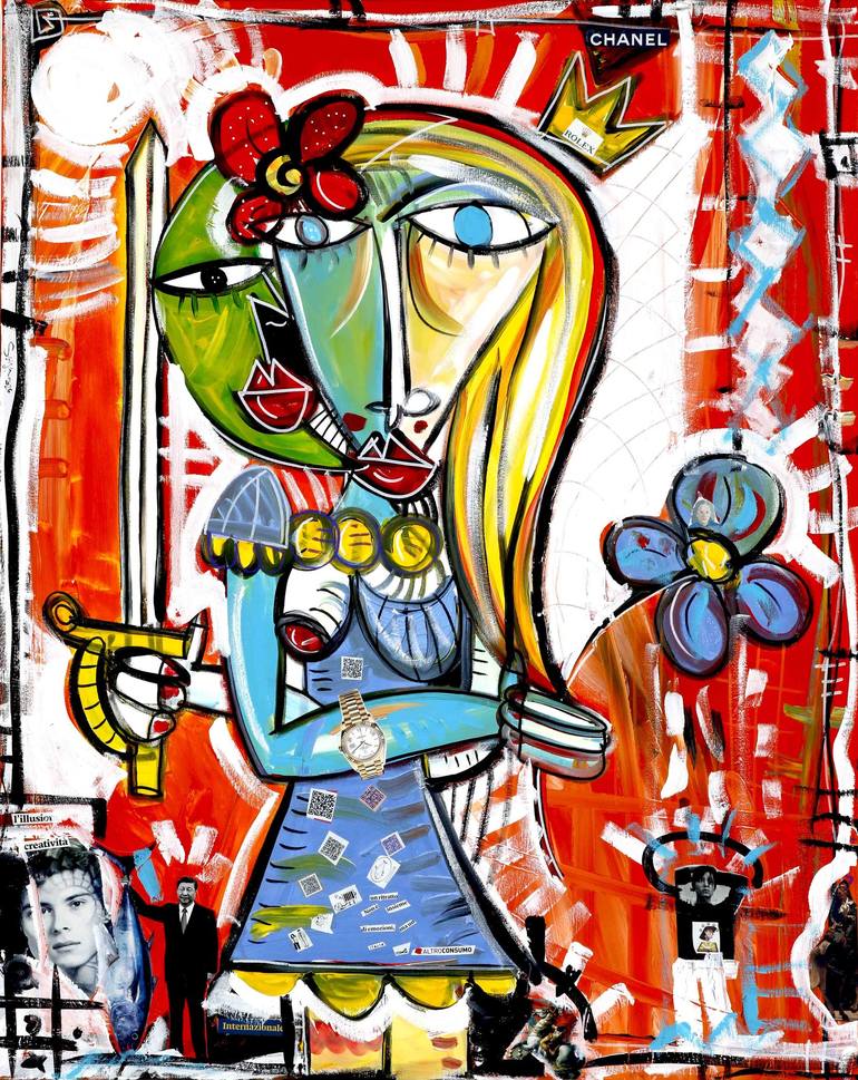 Original Contemporary Women Paintings by Alessandro Siviglia