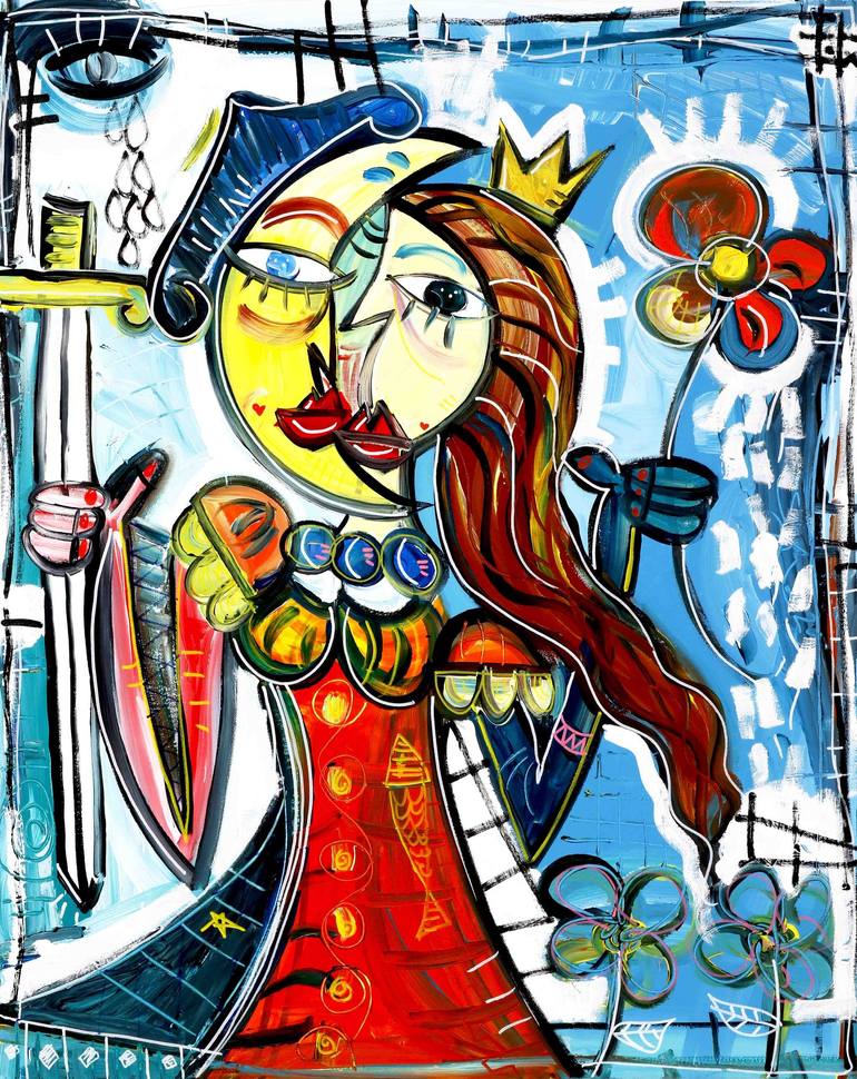 Original Contemporary Women Paintings by Alessandro Siviglia