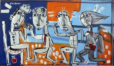 Print of Cubism People Paintings by Alessandro Siviglia