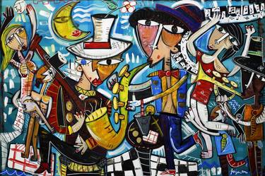 Print of Cubism Music Paintings by Alessandro Siviglia