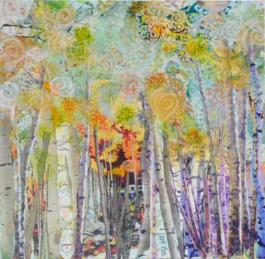 Original Nature Collage by Mary Apffel