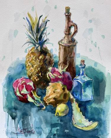 Original Expressionism Food & Drink Paintings by Igor Koutsenko