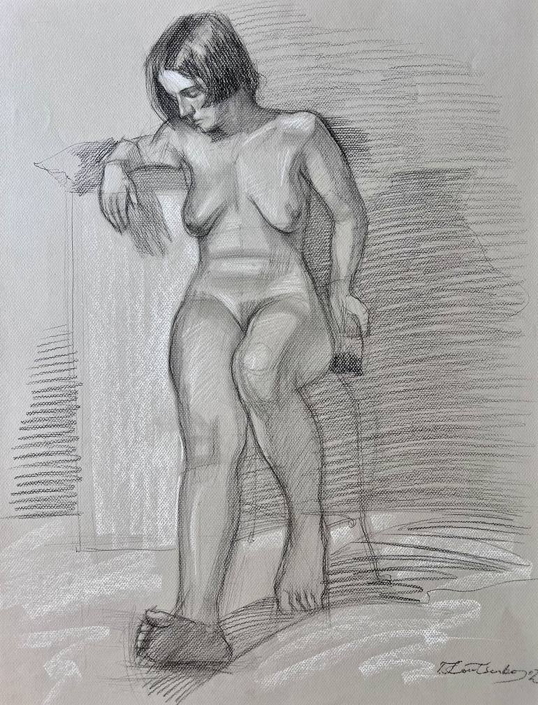 Original Figurative Body Drawing by Igor Koutsenko