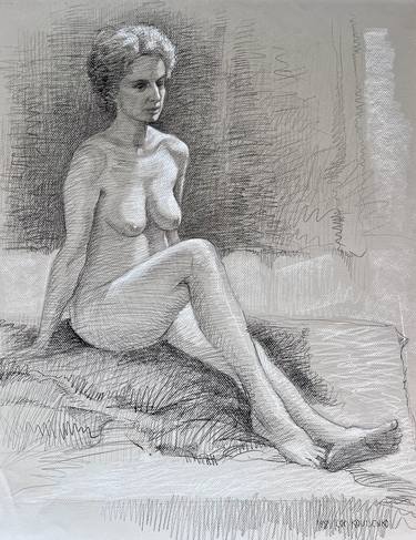 Original Figurative Nude Drawings by Igor Koutsenko
