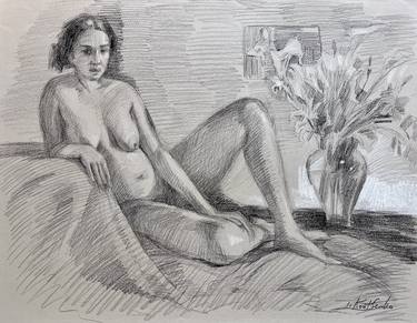 Print of Figurative Nude Drawings by Igor Koutsenko