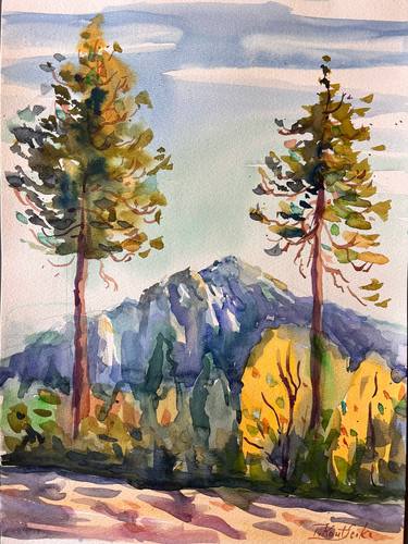 Original Impressionism Nature Painting by Igor Koutsenko