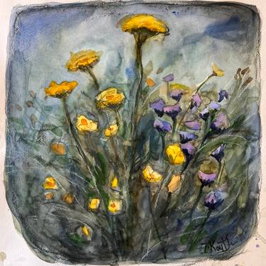 Original Impressionism Floral Painting by Igor Koutsenko