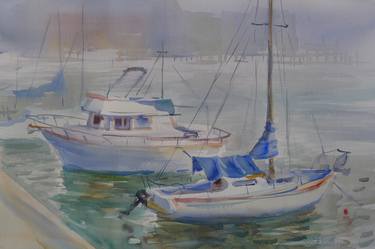 Print of Fine Art Boat Paintings by Igor Koutsenko