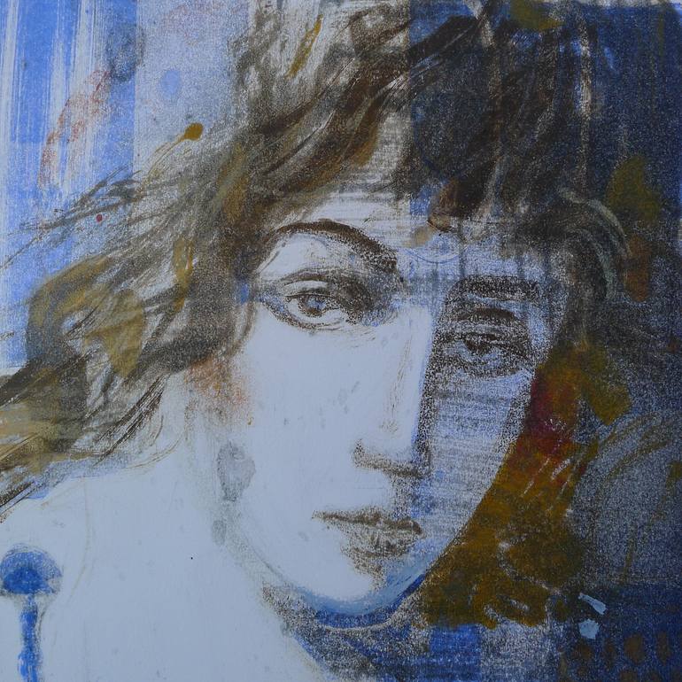 Original Expressionism People Printmaking by Igor Koutsenko